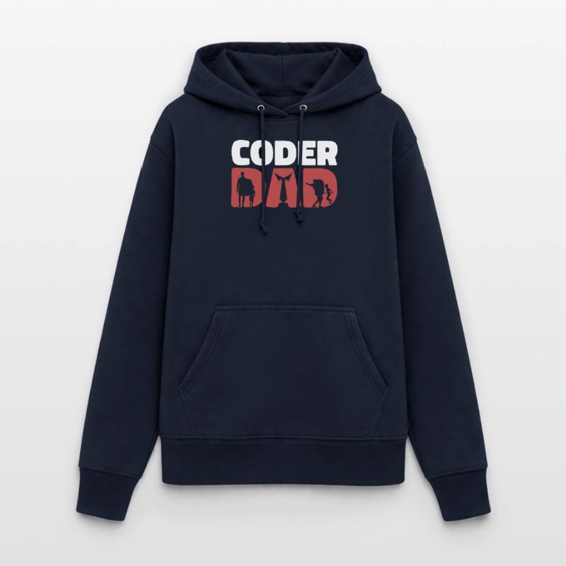 Entwickler Coder Programmierer Papa Coding Frauen Hoodie