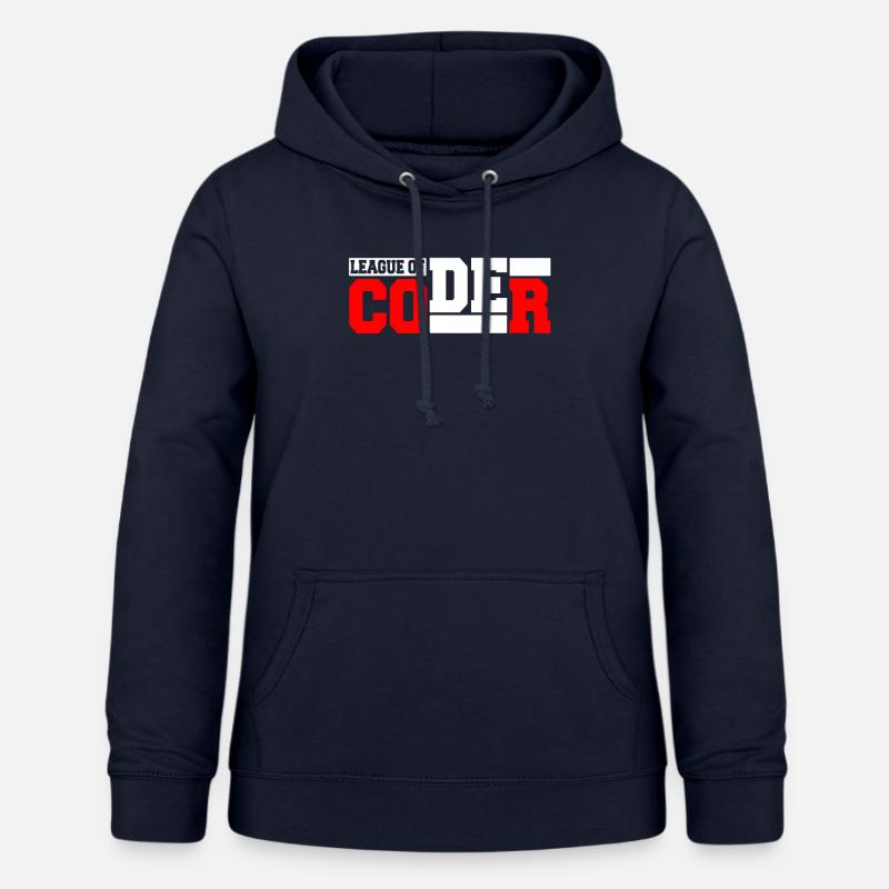 Developer Coder Programmer Fun Coding - Women's Hoodie - navy