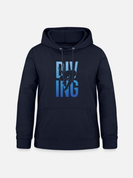 Turmspringen Turmspringer - Frauen Hoodie - Navy
