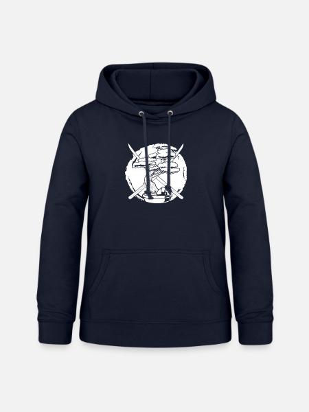 Bonsai Baum Katana - Frauen Hoodie - Navy