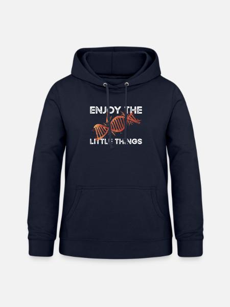 Biochemiker Enjoy Little Things - Frauen Hoodie - Navy