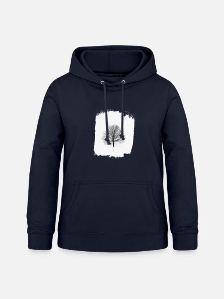 Tree-Shirt - Frauen Hoodie - Navy