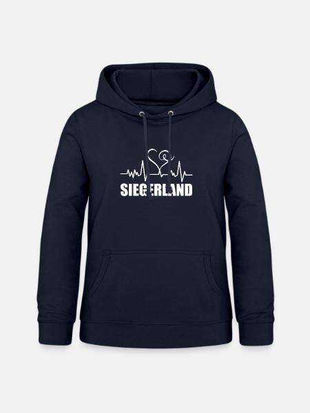 Heartbeat Siegerland - Frauen Hoodie - Navy