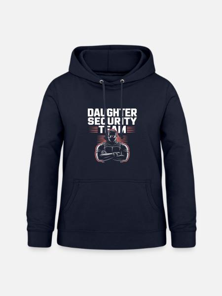 Daughter Security Team – Vater Bodyguard - Frauen Hoodie - Navy