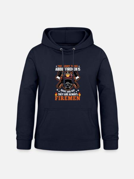 Feuerwehrmann - Frauen Hoodie - Navy