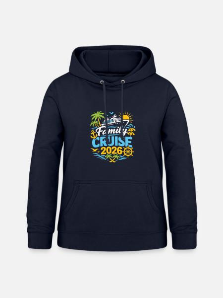Familien Kreuzfahrt 2026 - Frauen Hoodie - Navy