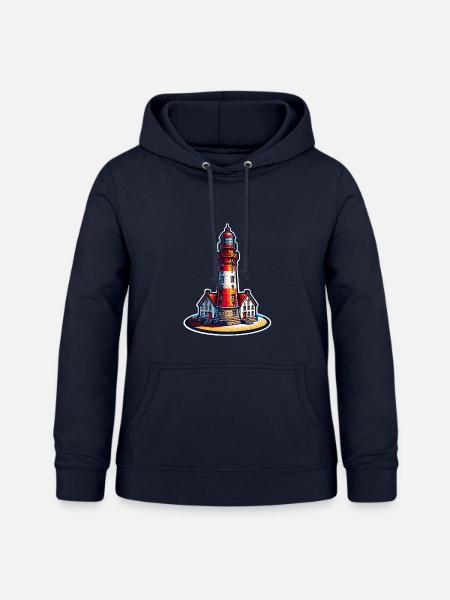 Leuchtturm - Frauen Hoodie - Navy