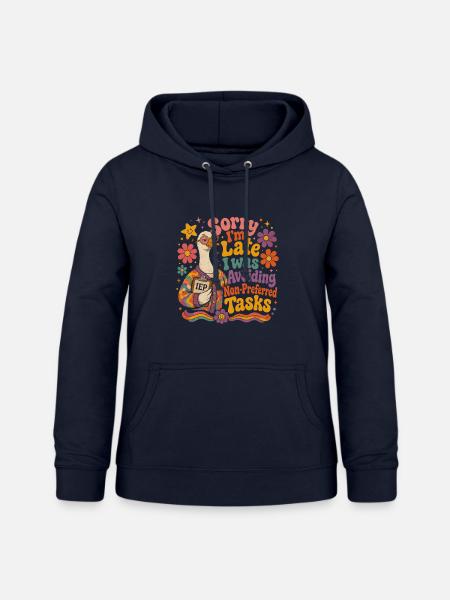 IEP-Humor | AESH-Lehrer - Frauen Hoodie - Navy
