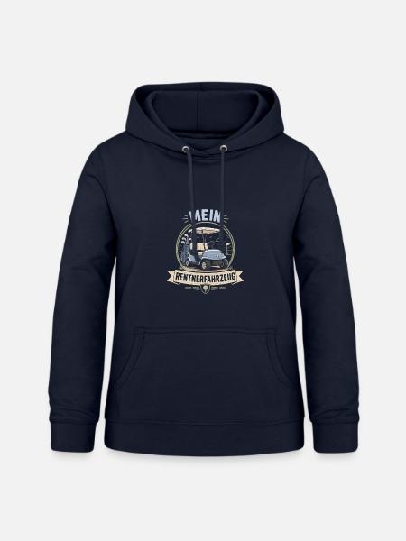 Mein Rentnerfahrzeug Golf Caddy - Frauen Hoodie - Navy