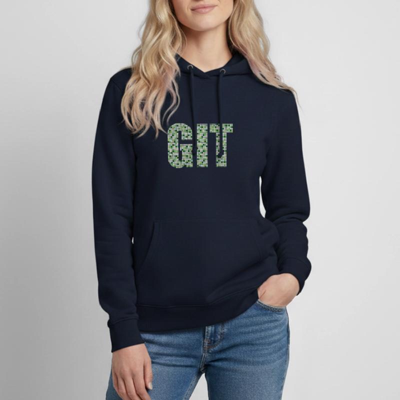 Git im Github Stil Frauen Hoodie
