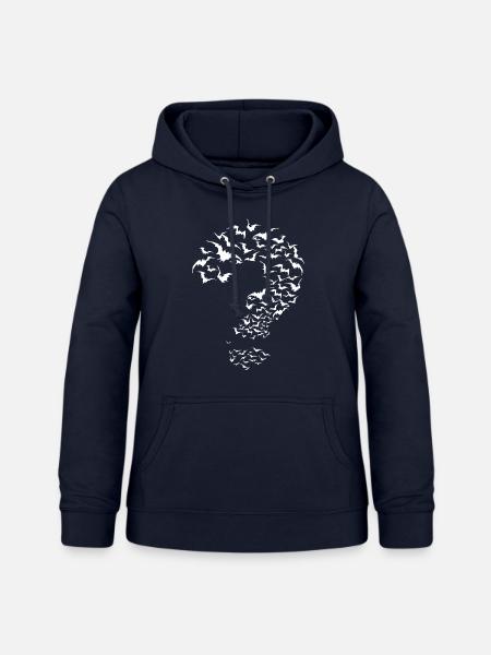 Batman The Riddler weiß - Frauen Hoodie - Navy