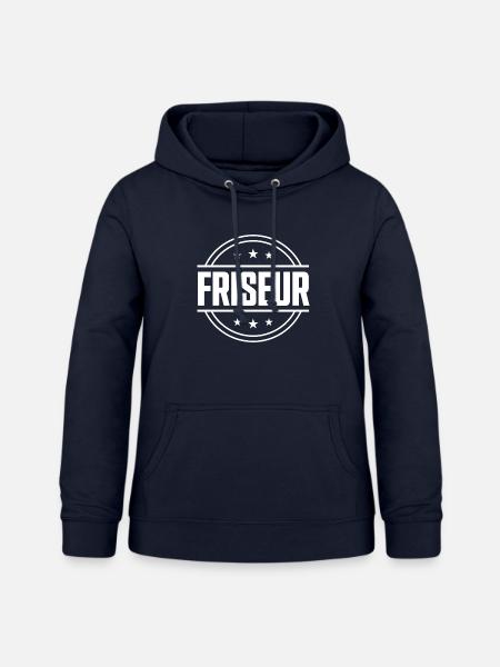 Friseur Beruf - Frauen Hoodie - Navy