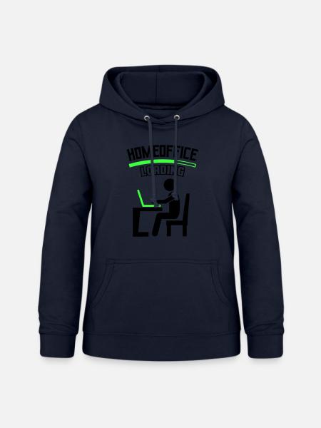Arbeit Büro Homeoffice Loading - Frauen Hoodie - Navy