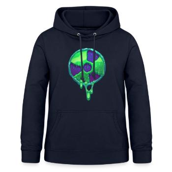 Biohazard - Frauen Hoodie - Navy - Vorne - AI Model Female 172 light (172cm)