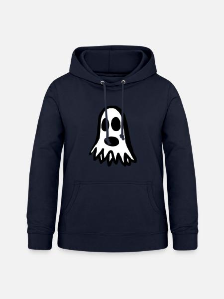 Geist Halloween - Frauen Hoodie - Navy