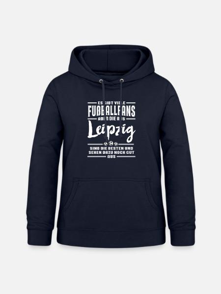 Fußball Leipzig - Frauen Hoodie - Navy