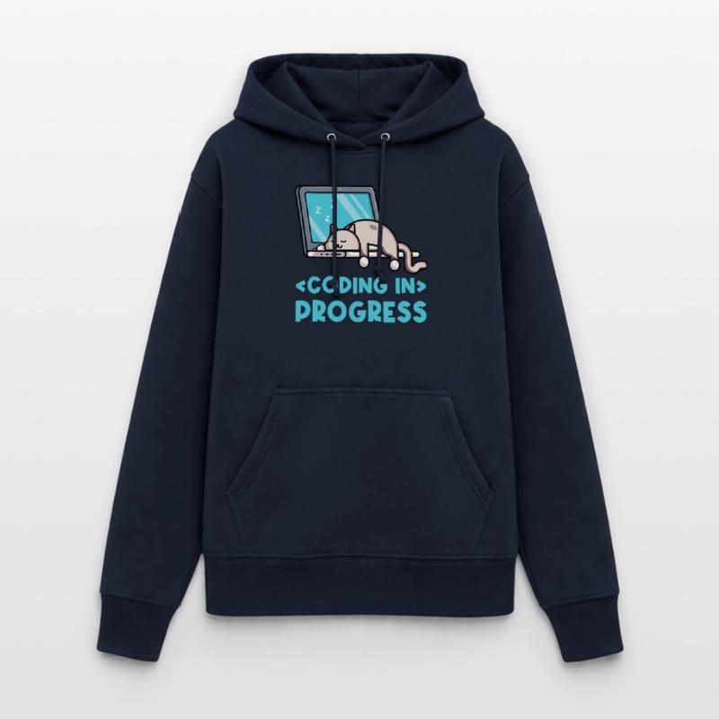 Coding In Progress Coder Programmer Computer Nerd Frauen Hoodie