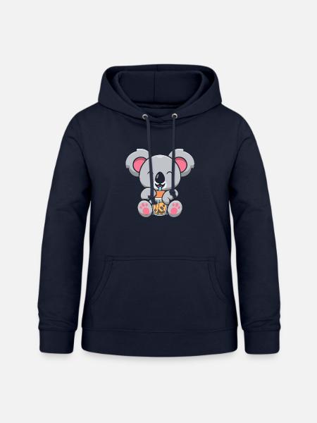 Bubble Tea Koala - Frauen Hoodie - Navy