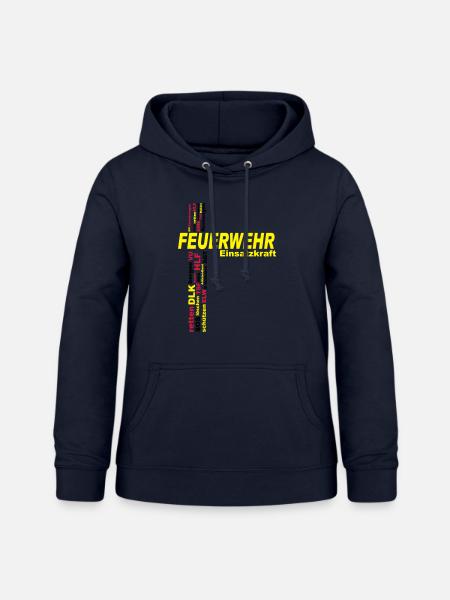 Feuerwehr Einsatzkraft - Frauen Hoodie - Navy