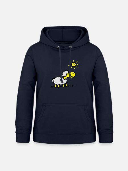 Schäfchen Sonne 3 - Frauen Hoodie - Navy