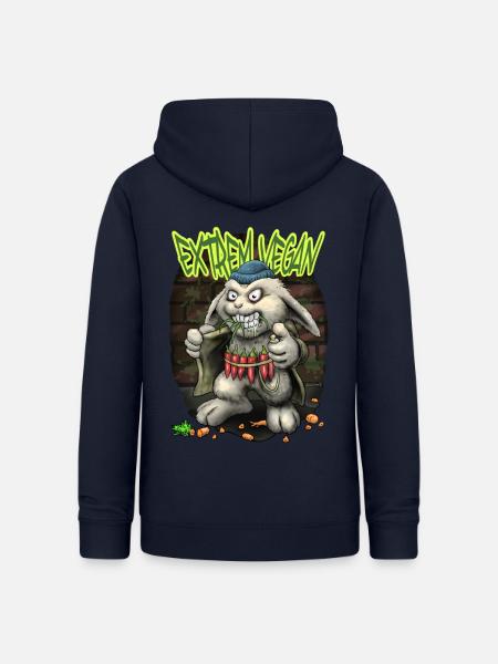 Extrem Vegan - Frauen Hoodie - Navy
