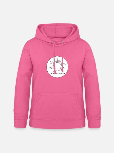 Sonnenaufgang Herzensschein - Frauen Hoodie - Pink
