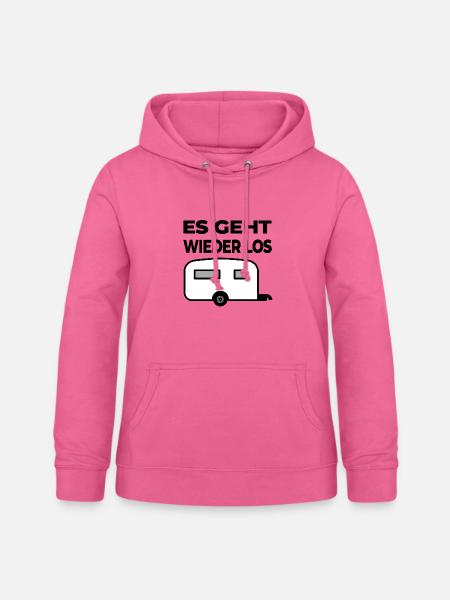 Camping - Frauen Hoodie - Pink