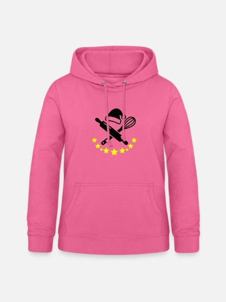 Weihnachts Baecker Logo - Frauen Hoodie - Pink
