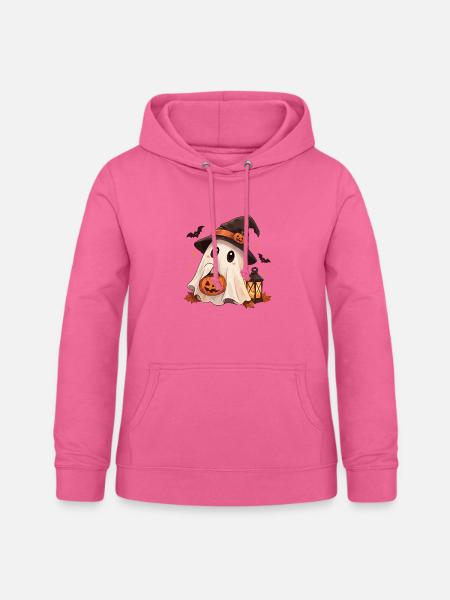 Süßer Geist mit Hexenhut - Frauen Hoodie - Pink