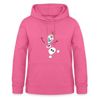Frozen Lachender Olaf - Frauen Hoodie - Pink - Vorne - AI Model Female 172 light (172cm)