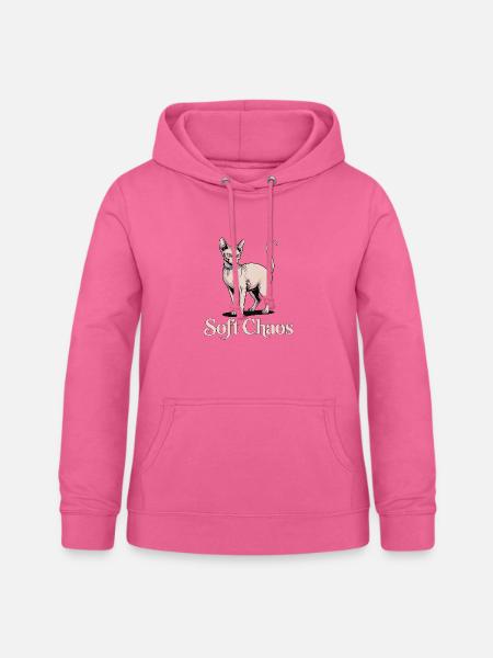 Soft Chaos Sphynx Katze - Frauen Hoodie - Pink