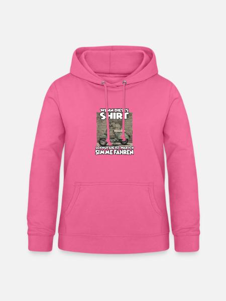 Nostalgie Simson T– Zweitakt-Liebe für Simson-Besi - Frauen Hoodie - Pink