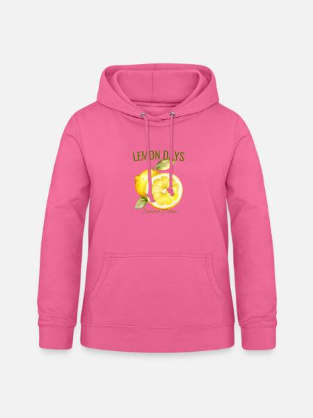 Lemon Days – Sommer mit Zitronen - Frauen Hoodie - Pink