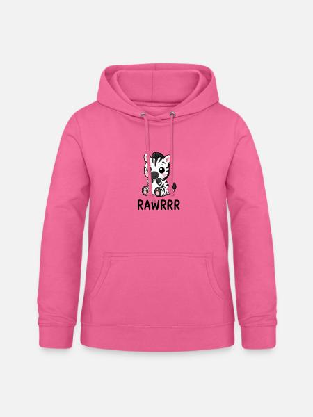 Süßes Zebra Kawaii Cartoon - Frauen Hoodie - Pink
