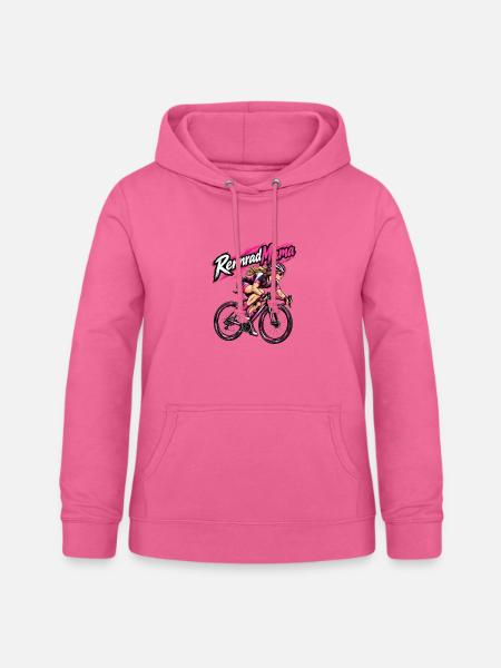Rennrad Mama Pinkpower Frauen - Frauen Hoodie - Pink