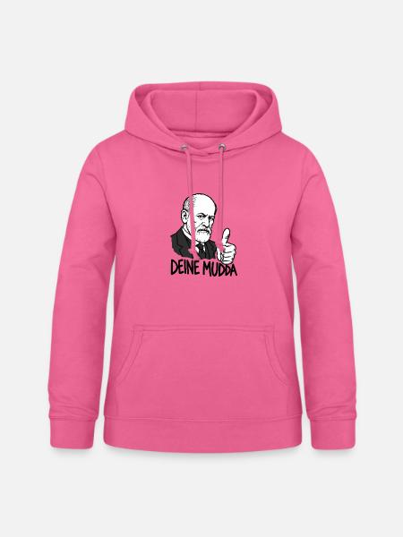 Sigmund Freud – Deine Mudda - Frauen Hoodie - Pink