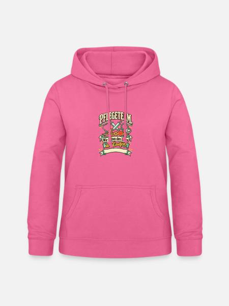 Pflegeteam Wir halten den Laden - Frauen Hoodie - Pink