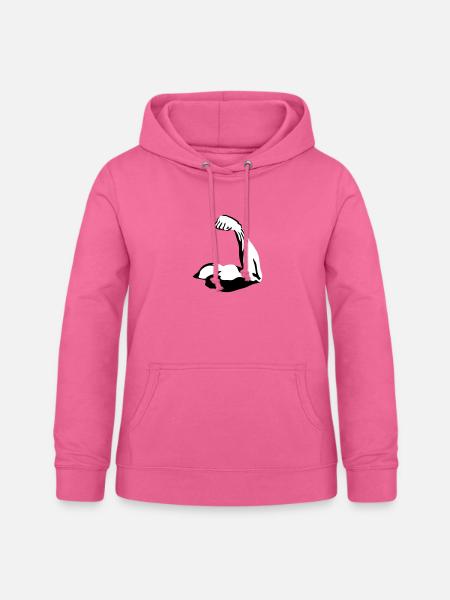 Bizeps Muskel - Frauen Hoodie - Pink