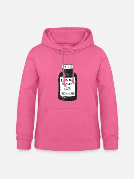 Ride for health - Frauen Hoodie - Pink