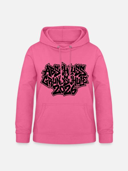 Abschluss Grundschule 2026 Graffiti - Frauen Hoodie - Pink
