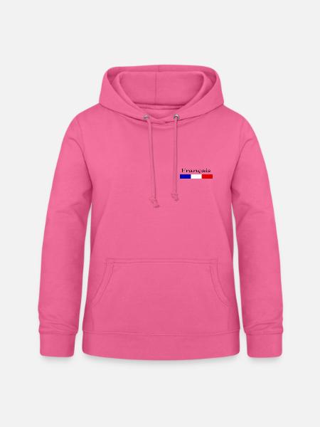 Französische Trikolore - Frauen Hoodie - Pink