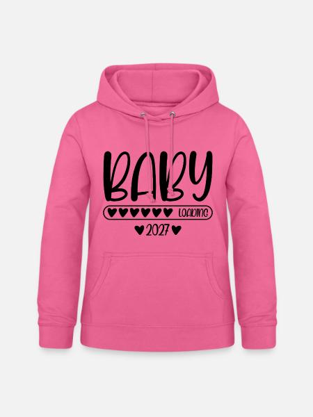 Baby 2027 loading - Frauen Hoodie - Pink