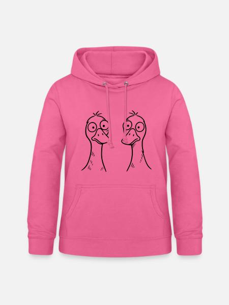 Dumme Gänse - Frauen Hoodie - Pink