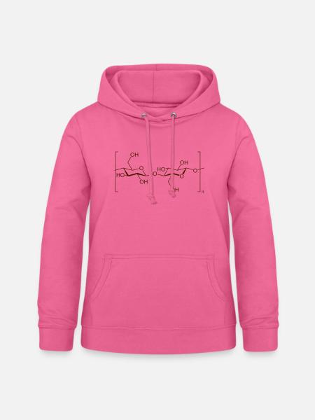 cellulose Cotton Baumwolle - Frauen Hoodie - Pink