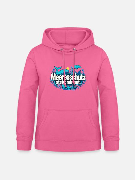 Meeresschutz Ozeanfreund Meerestiere - Frauen Hoodie - Pink