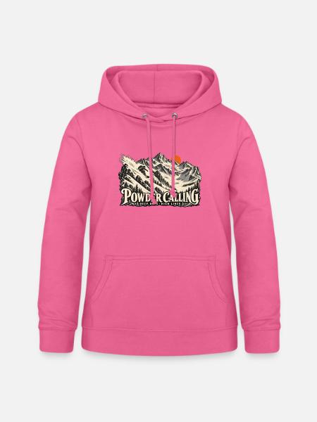 Powder Calling – Snowboard Freeride - Frauen Hoodie - Pink