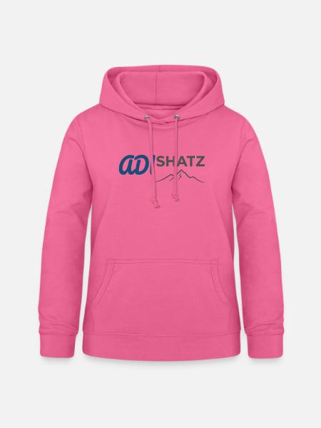 Geometrischer Blitzberg - Frauen Hoodie - Pink