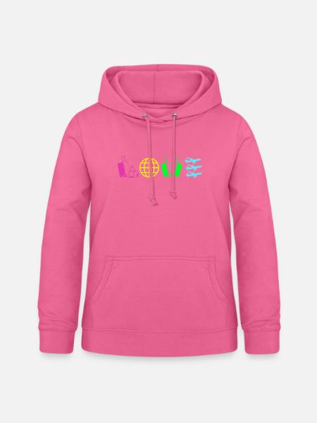 Stewardess Flugbegleiter - Frauen Hoodie - Pink