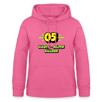Hochalpiner Nörgler - Frauen Hoodie - Pink - Vorne - AI Model Female 172 light (172cm)