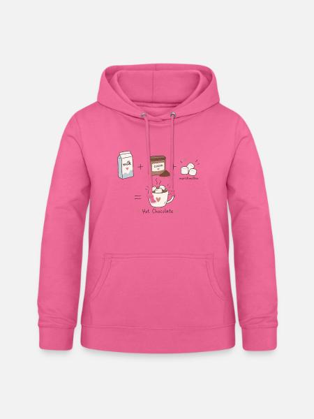 Heiße Schokolade - Frauen Hoodie - Pink